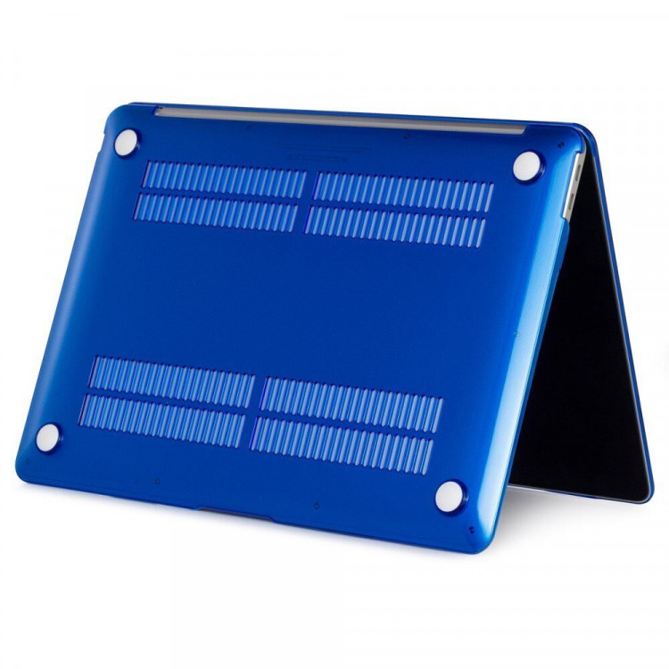 Пластиковый чехол для Apple MacBook Air 13.3" A1932 (2018) / Air 13.3" с дисплеем Retina (2018) / MacBook Air (M1, 2020) (синий)