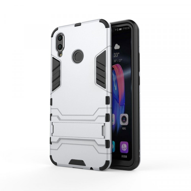 Чехол Duty Armor для Huawei Honor 8X (серебряный)