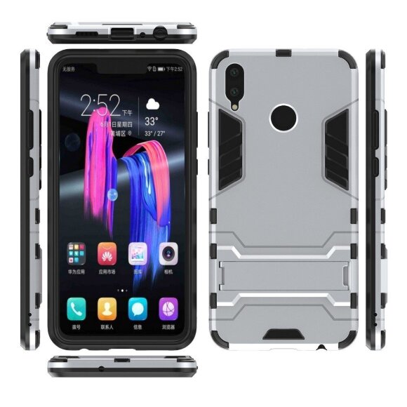Чехол Duty Armor для Huawei Honor 8X (серебряный) Чехол Duty Armor для Huawei Honor 8X (серебряный)