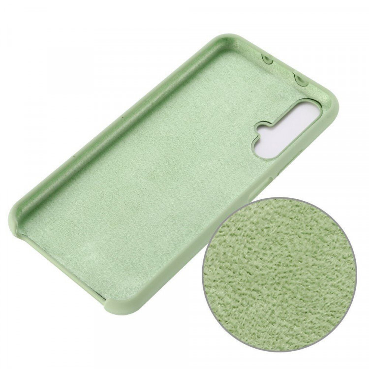 Силиконовый чехол Mobile Shell для Huawei nova 5T / Honor 20 (темно-зеленый)