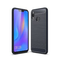 Чехол-накладка Carbon Fibre для Huawei Nova 3i / P Smart+ (Plus) (темно-синий) Чехол-накладка Carbon Fibre для Huawei Nova 3i / P Smart+ (Plus) (темно-синий)