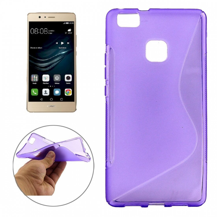 Нескользящий чехол для Huawei P9 (фиолетовый)