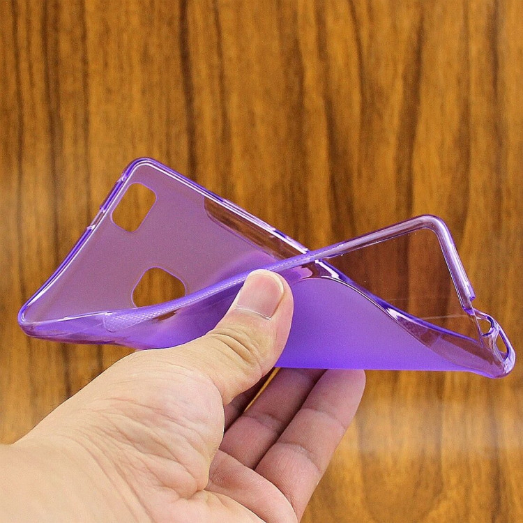 Нескользящий чехол для Huawei P9 (фиолетовый)