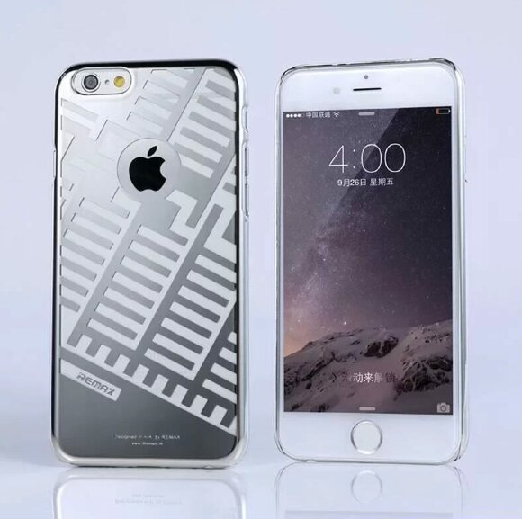 Чехол Remax Maze Series для iPhone 6 Plus (серебряный)