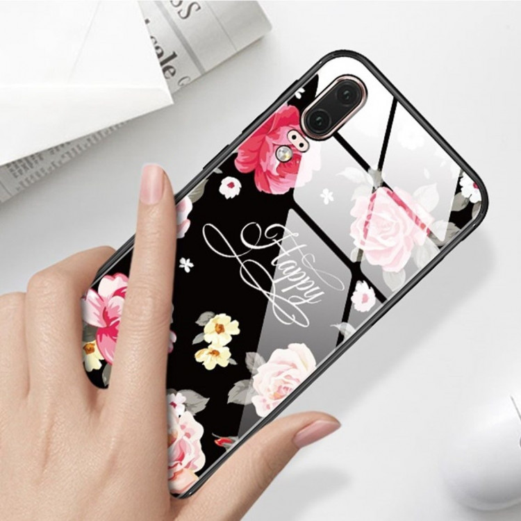 Чехол-накладка для Huawei P20 (Happy Flower)