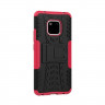 Чехол Hybrid Armor для Huawei Mate 20 Pro (черный + розовый)