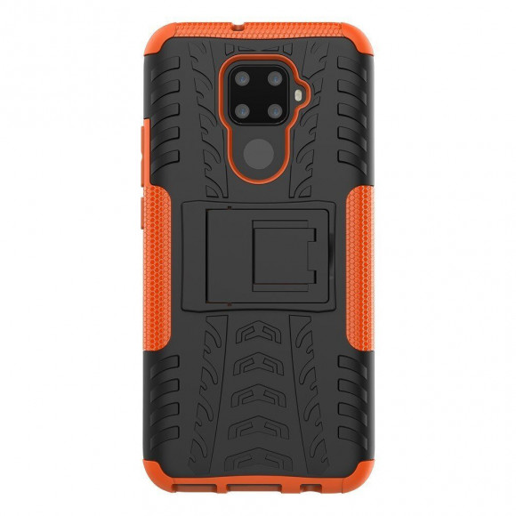 Чехол Hybrid Armor для Huawei Nova 5i Pro / Mate 30 Lite (черный + оранжевый) Чехол Hybrid Armor для Huawei Nova 5i Pro / Mate 30 Lite (черный + оранжевый)