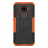 Чехол Hybrid Armor для Huawei Nova 5i Pro / Mate 30 Lite (черный + оранжевый)