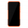 Чехол Hybrid Armor для Huawei Nova 5i Pro / Mate 30 Lite (черный + оранжевый)