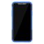 Чехол Hybrid Armor для iPhone 11 Pro Max (черный + голубой)