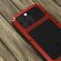 Гибридный чехол LOVE MEI для iPhone 13 Pro Max (красный)