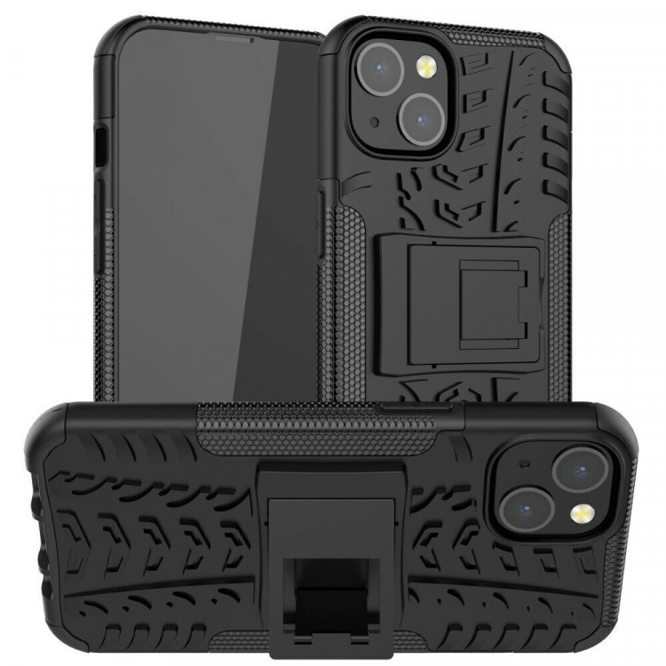 Чехол Hybrid Armor для iPhone 13 (черный)