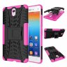 Чехол Hybrid Armor для Lenovo Vibe S1 (черный + розовый)