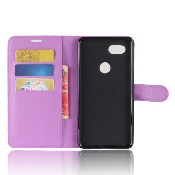 Чехол с визитницей для Google Pixel 2 XL (фиолетовый) Чехол с визитницей для Google Pixel 2 XL (фиолетовый)