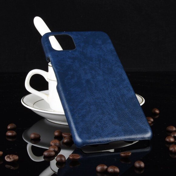 Кожаная накладка-чехол для Google Pixel 4 (синий) Кожаная накладка-чехол для Google Pixel 4 (синий)