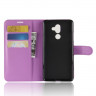 Чехол с визитницей для Nokia 7 Plus (фиолетовый)