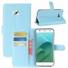 Чехол с визитницей для ASUS ZenFone 4 Selfie ZD553KL (голубой)