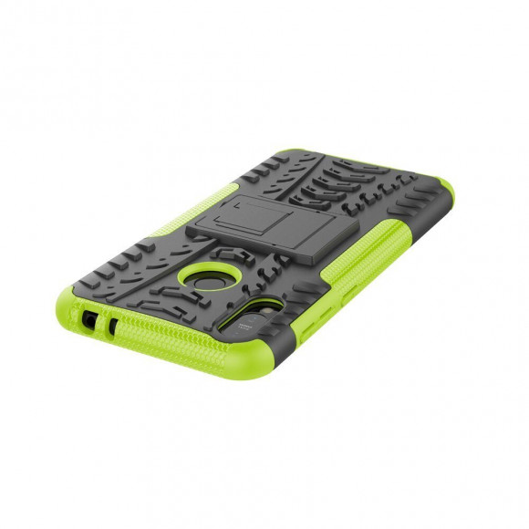 Чехол Hybrid Armor для ASUS Zenfone Max (M2) ZB633KL (черный + зеленый) Чехол Hybrid Armor для ASUS Zenfone Max (M2) ZB633KL (черный + зеленый)