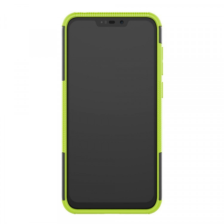 Чехол Hybrid Armor для ASUS Zenfone Max (M2) ZB633KL (черный + зеленый)