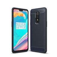 Чехол-накладка Carbon Fibre для OnePlus 6 (темно-синий) Чехол-накладка Carbon Fibre для OnePlus 6 (темно-синий)