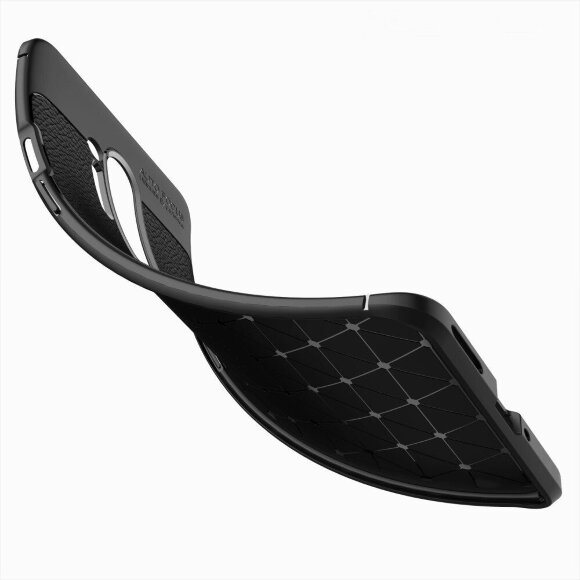 Чехол-накладка Litchi Grain для OnePlus 8 Pro (красный)