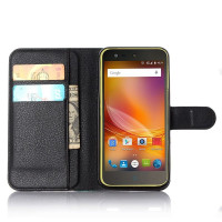 Чехол с визитницей для ZTE Blade X5 (черный)