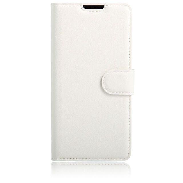 Чехол с визитницей для ZTE MAX XL  (белый)