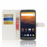 Чехол с визитницей для ZTE MAX XL  (белый)