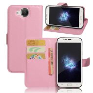 Чехол с визитницей для DOOGEE X9 mini (розовый) Чехол с визитницей для DOOGEE X9 mini (розовый)