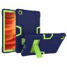 Гибридный TPU чехол для Samsung Galaxy Tab A7 (2020), Galaxy Tab A7 (2022) SM-T500, SM-T505, SM-T509 - 10,4 дюйма (темно-синий+зеленый)