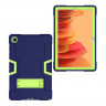 Гибридный TPU чехол для Samsung Galaxy Tab A7 (2020), Galaxy Tab A7 (2022) SM-T500, SM-T505, SM-T509 - 10,4 дюйма (темно-синий+зеленый)