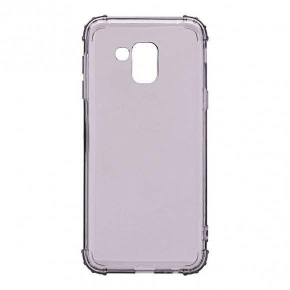 Силиконовый чехол с усиленными бортиками для Samsung Galaxy J6 (2018) (черный) Силиконовый чехол с усиленными бортиками для Samsung Galaxy J6 (2018) (черный)