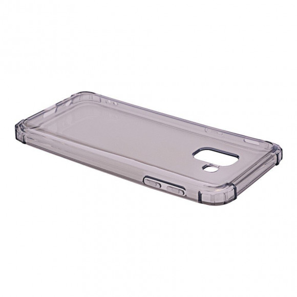 Силиконовый чехол с усиленными бортиками для Samsung Galaxy J6 (2018) (черный) Силиконовый чехол с усиленными бортиками для Samsung Galaxy J6 (2018) (черный)