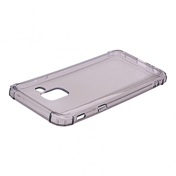 Силиконовый чехол с усиленными бортиками для Samsung Galaxy J6 (2018) (черный) Силиконовый чехол с усиленными бортиками для Samsung Galaxy J6 (2018) (черный)