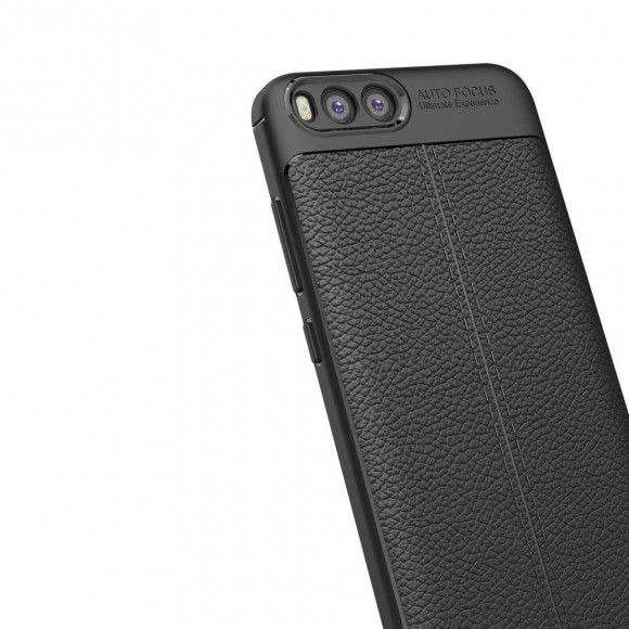 Чехол-накладка Litchi Grain для Xiaomi Mi Note 3 (черный) Чехол-накладка Litchi Grain для Xiaomi Mi Note 3 (черный)