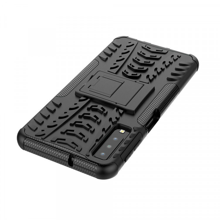 Чехол Hybrid Armor для Samsung Galaxy A7 (2018) (черный)