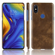 Чехол Litchi Texture для Xiaomi Mi Mix 3 (коричневый)