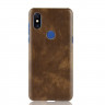 Чехол Litchi Texture для Xiaomi Mi Mix 3 (коричневый)
