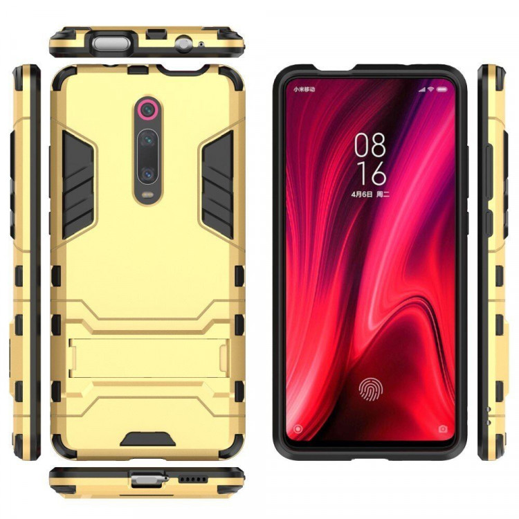 Чехол Duty Armor для Xiaomi Redmi K20 / Redmi K20 Pro / Xiaomi Mi 9T / Mi 9T Pro (золотой)