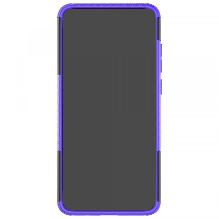 Чехол Hybrid Armor для Xiaomi Redmi Note 8 Pro (черный + фиолетовый)