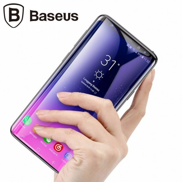 Защитное стекло Baseus 3D для Samsung Galaxy S9 Plus (черный) Защитное стекло Baseus 3D для Samsung Galaxy S9 Plus (черный)