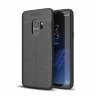 Чехол-накладка Litchi Grain для Samsung Galaxy S9 (черный)