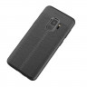 Чехол-накладка Litchi Grain для Samsung Galaxy S9 (черный)