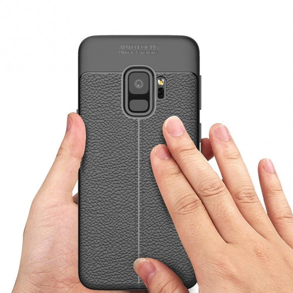 Чехол-накладка Litchi Grain для Samsung Galaxy S9 (черный) Чехол-накладка Litchi Grain для Samsung Galaxy S9 (черный)