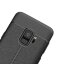 Чехол-накладка Litchi Grain для Samsung Galaxy S9 (черный)