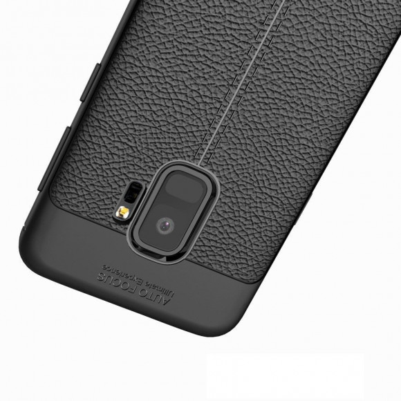 Чехол-накладка Litchi Grain для Samsung Galaxy S9 (черный) Чехол-накладка Litchi Grain для Samsung Galaxy S9 (черный)