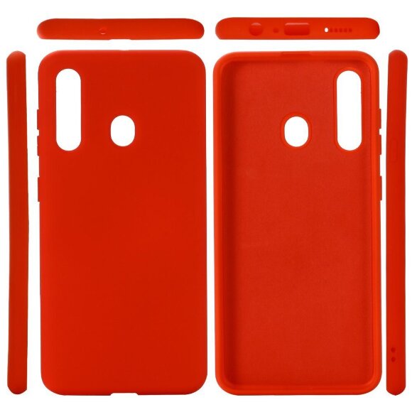 Силиконовый чехол Mobile Shell для Samsung Galaxy A10s (красный)