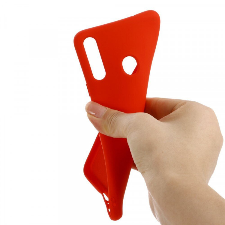 Силиконовый чехол Mobile Shell для Samsung Galaxy A10s (красный)