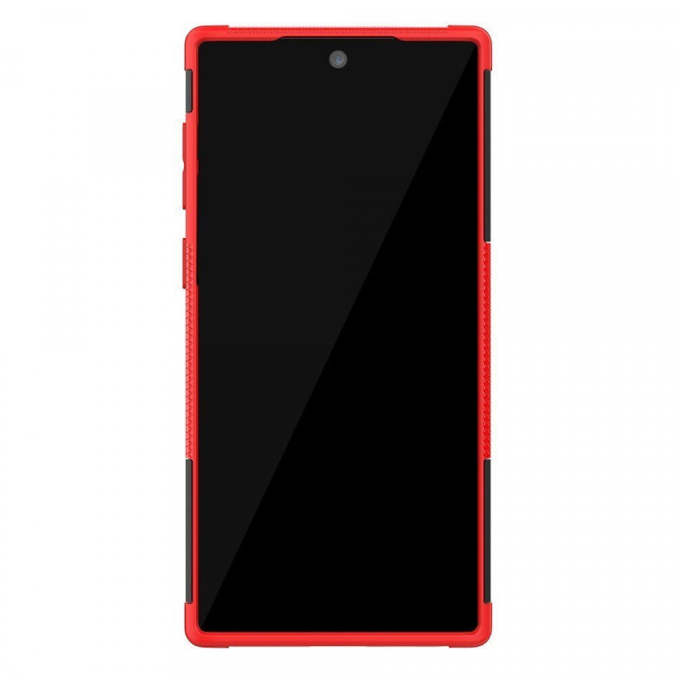 Чехол Hybrid Armor для Samsung Galaxy Note 10 (черный + красный)