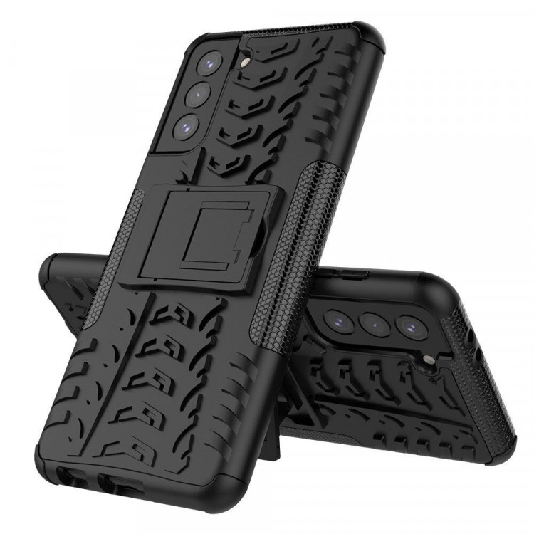 Чехол Hybrid Armor для Samsung Galaxy S21+ (Plus) (черный)